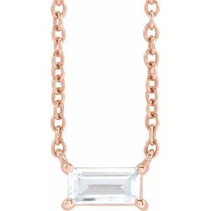 14K 1/3 CT Lab-Grown Diamond 16-18" Necklace