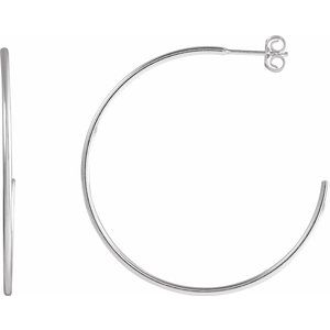 Sterling Silver Hoop Earrings