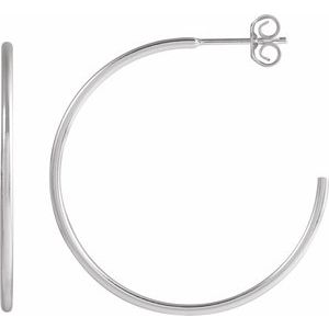Sterling Silver Hoop Earrings